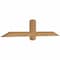 Ekena Millwork Eugene Smooth Timber Gable Bracket, Western Red Cedar, 60"W x 12"H x 3 1/2"D x 3 1/2"F, 5/12 Pitch GBW060X12X0404EUG00SWR - alternate 5